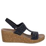 WOMENS ARCH FIT BEVERLEE 2.0 WEDGE SANDAL - NAVY