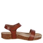 WOMENS BRANDI FOOTBED SANDAL - COGNAC