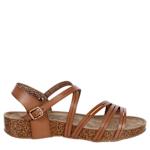 WOMENS ELLIANA FOOTBED SANDAL - MOCHA