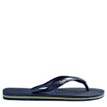 WOMENS BRAZIL LOGO FLIP FLOPS - NAVY