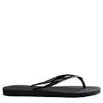 WOMENS WOMENS SLIM FLIP FLOPS - BLACK