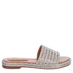 WOMENS CLEO SLIDE SANDAL - SILVER
