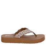 WOMENS LORI FLIP FLOP SANDAL - BROWN