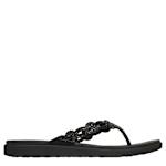 WOMENS MEDITATION LUXE FLIP FLOP SANDAL - BLACK