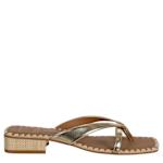 WOMENS BARTA THONG SANDAL - GOLD