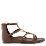 WOMENS HADLEY GLADIATOR SANDAL - DARK BROWN