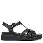 WOMENS GRANDIOSE WEDGE SANDAL - BLACK
