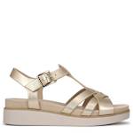 WOMENS GRANDIOSE WEDGE SANDAL - GOLD