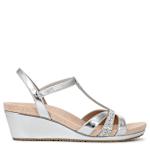 WOMENS MIMOSA WEDGE SANDAL - SILVER