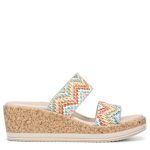 WOMENS RESORT WEDGE SANDAL - LIGHT BLUE