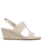 WOMENS SWEET WEDGE SANDAL - PLATINUM