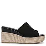 WOMENS HAUTE WEDGE SANDAL - BLACK