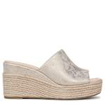 WOMENS HAUTE WEDGE SANDAL - PLATINUM