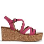 WOMENS AURORA WEDGE SANDAL - FUSCHIA