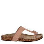 WOMENS LIA FOOTBED SANDAL - PINK