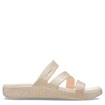 WOMENS GETAWAY GLIMMER STRAPPY SANDAL - PEACH