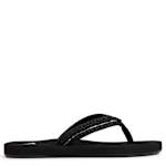 WOMENS PORTO BLING FLIP FLOP SANDAL - BLACK