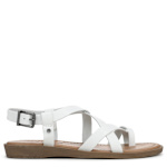 WOMENS DEVON 3 FLAT SANDAL - WHITE