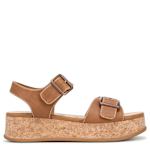 WOMENS MAGICAL PLATFORM SANDAL - TAN