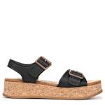 WOMENS MAGICAL PLATFORM SANDAL - BLACK