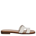 WOMENS AYDEN SLIDE SANDAL - WHITE