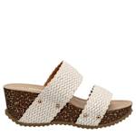 WOMENS JULIANA WEDGE SANDAL - OFF WHITE