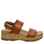 WOMENS SORAYA WEDGE SANDAL - COGNAC