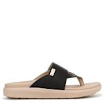 WOMENS ALL DAY PLATFORM FLIP FLOP SANDAL - BLACK
