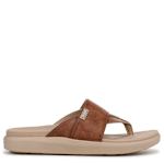 WOMENS ALL DAY PLATFORM FLIP FLOP SANDAL - BROWN
