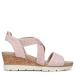 WOMENS JUST CUTE WEDGE SANDAL - BLUSH