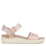 WOMENS TIME OFF SKY WEDGE SANDAL - BLUSH