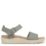 WOMENS TIME OFF SKY WEDGE SANDAL - PALE GREEN