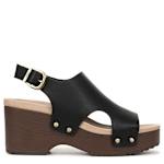 WOMENS WRENLEE PLATFORM WEDGE SANDAL - BLACK