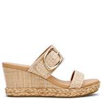 WOMENS ELARA WEDGE SANDAL - NATURAL