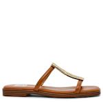 WOMENS MADDA SLIDE SANDAL - BROWN