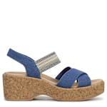 WOMENS VERIFY WEDGE SANDAL - DENIM
