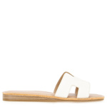 WOMENS LEONA SLIDE SANDAL - OFF WHITE