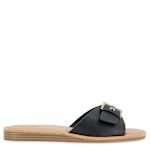 WOMENS LILY SLIDE SANDAL - BLACK
