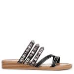 WOMENS AUGUST SLIDE SANDAL - BLACK