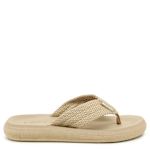 WOMENS SUNSET FLIP FLOP - TAUPE