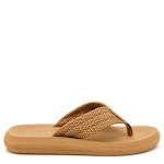 WOMENS SUNSET FLIP FLOP - TAN
