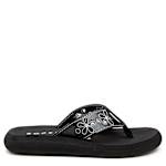 WOMENS SUNSET FLIP FLOP - BLACK