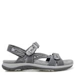 WOMENS STEPHIE VEGAN SANDAL - DARK GREY