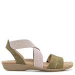 WOMENS MEG FLAT SANDAL - OLIVE