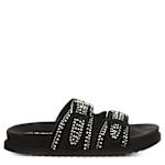 WOMENS ANYA SLIDE SANDAL - BLACK