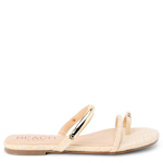 WOMENS VACAY THONG SANDAL - NATURAL