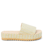 WOMENS DEL MAR PLATFORM SLIDE - PALE GREEN