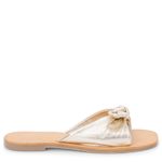 WOMENS MACKENZIE SLIDE SANDAL - GOLD