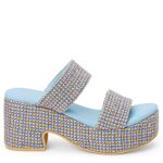 WOMENS OCEAN AVE PLATFORM SANDAL - PURPLE