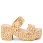 WOMENS OCEAN AVE PLATFORM SANDAL - CHESTNUT